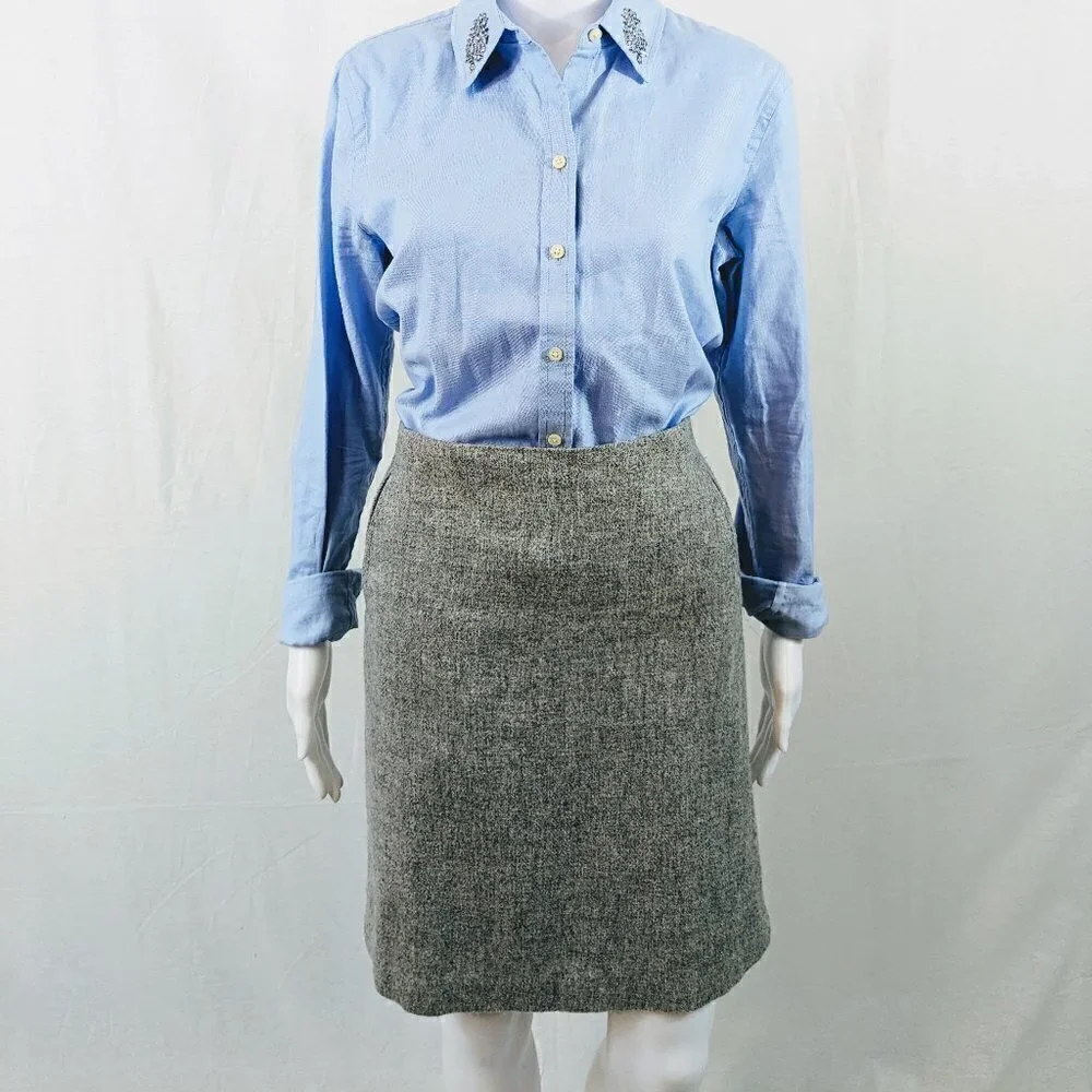 Talbots Wool Blend Skirt with Pockets
